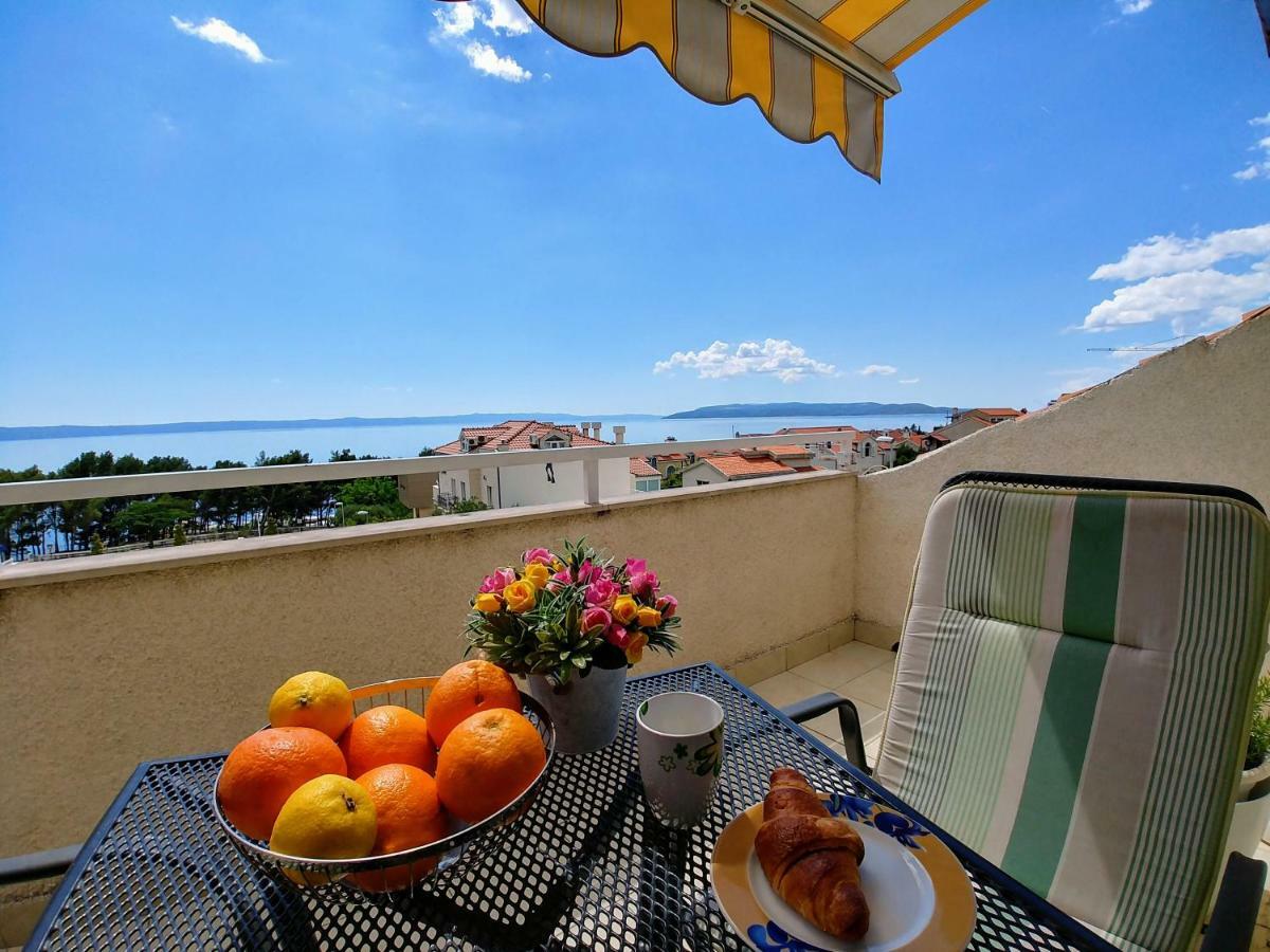 Penthouse Studio With Sea View Makarska Exterior foto