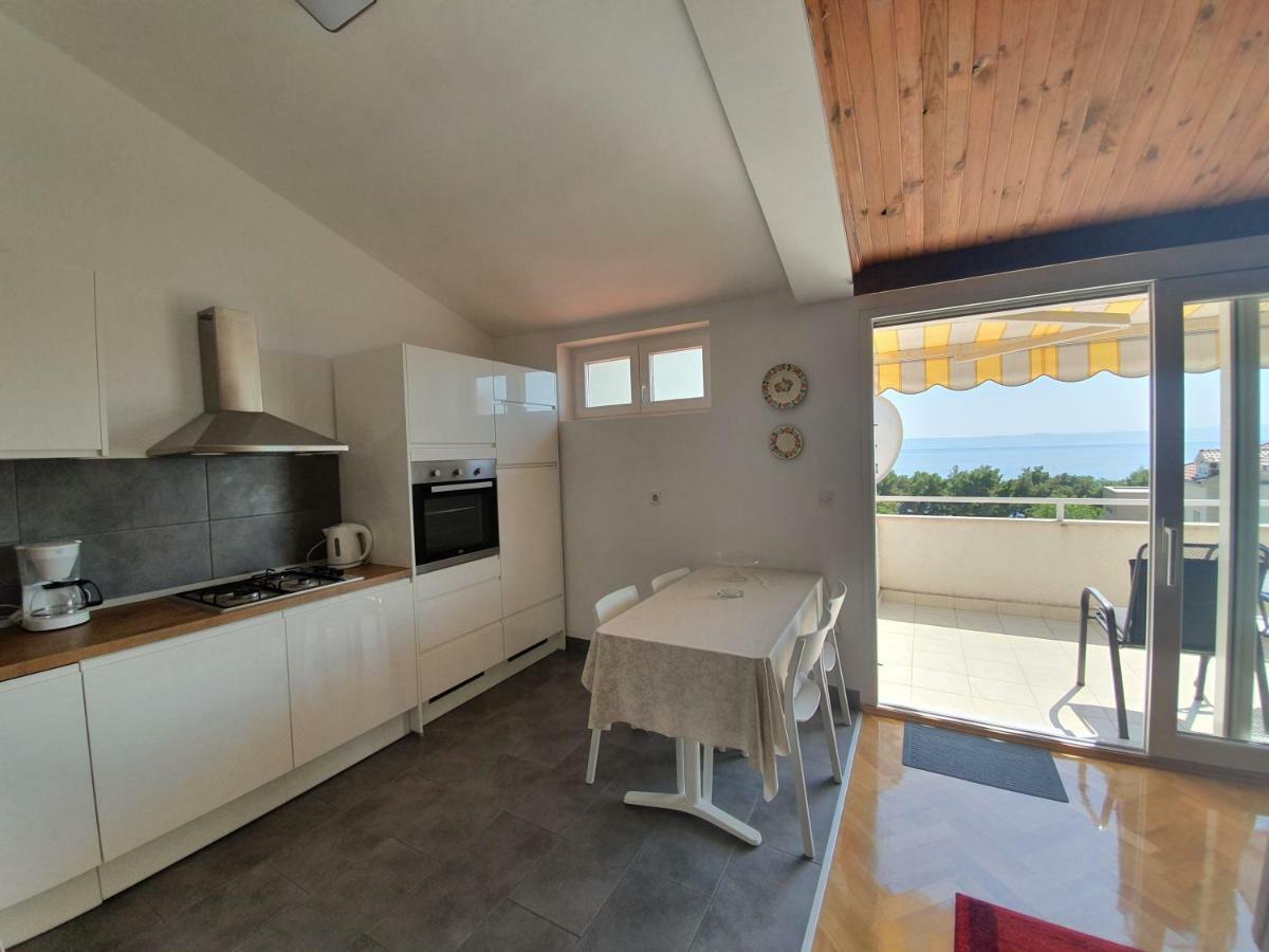 Penthouse Studio With Sea View Makarska Exterior foto